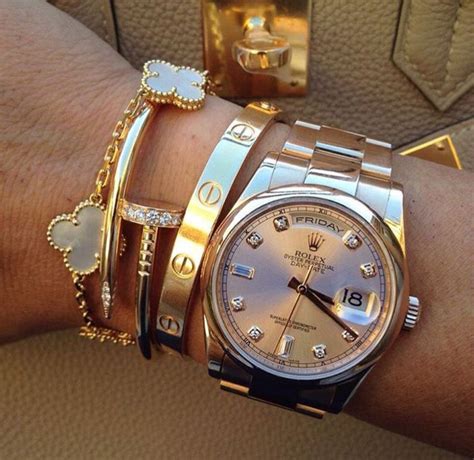 cartier love bracelet or rolex watch|cartier love bracelet old style.